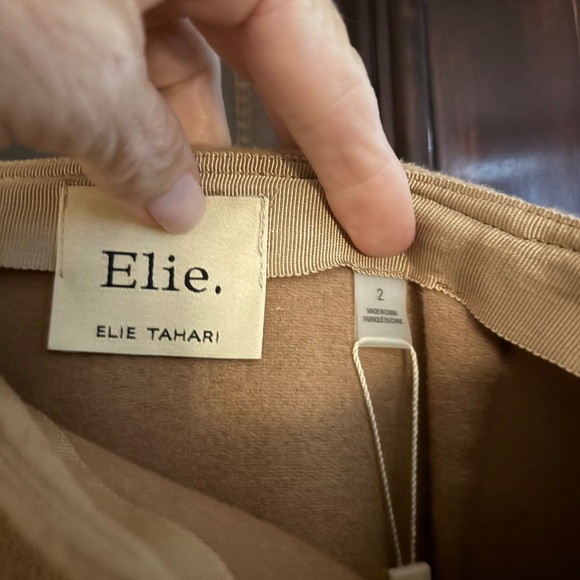 ELIE TAHARI WOMENS WOOL MINI SKIRT - Picture 4 of 7